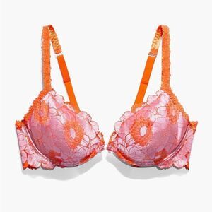 Fenty Perfect Poppies Unlined Lace Demi Bra